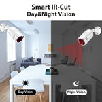 2MP 1080P Full HD Day/Night AHD Camera 8CH DVR Kit H.265 Weatherproof