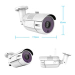 2MP 1080P Full HD Day/Night AHD Camera 4CH DVR Kit H.265 Weatherproof