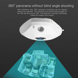 PTZ Fisheye Full HD Panoramic Wireless 360 Degree Day/Night Indoor Camera
