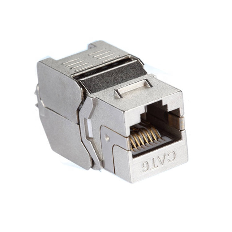 Shielded RJ45 Cat6 Modular Keystone Jack