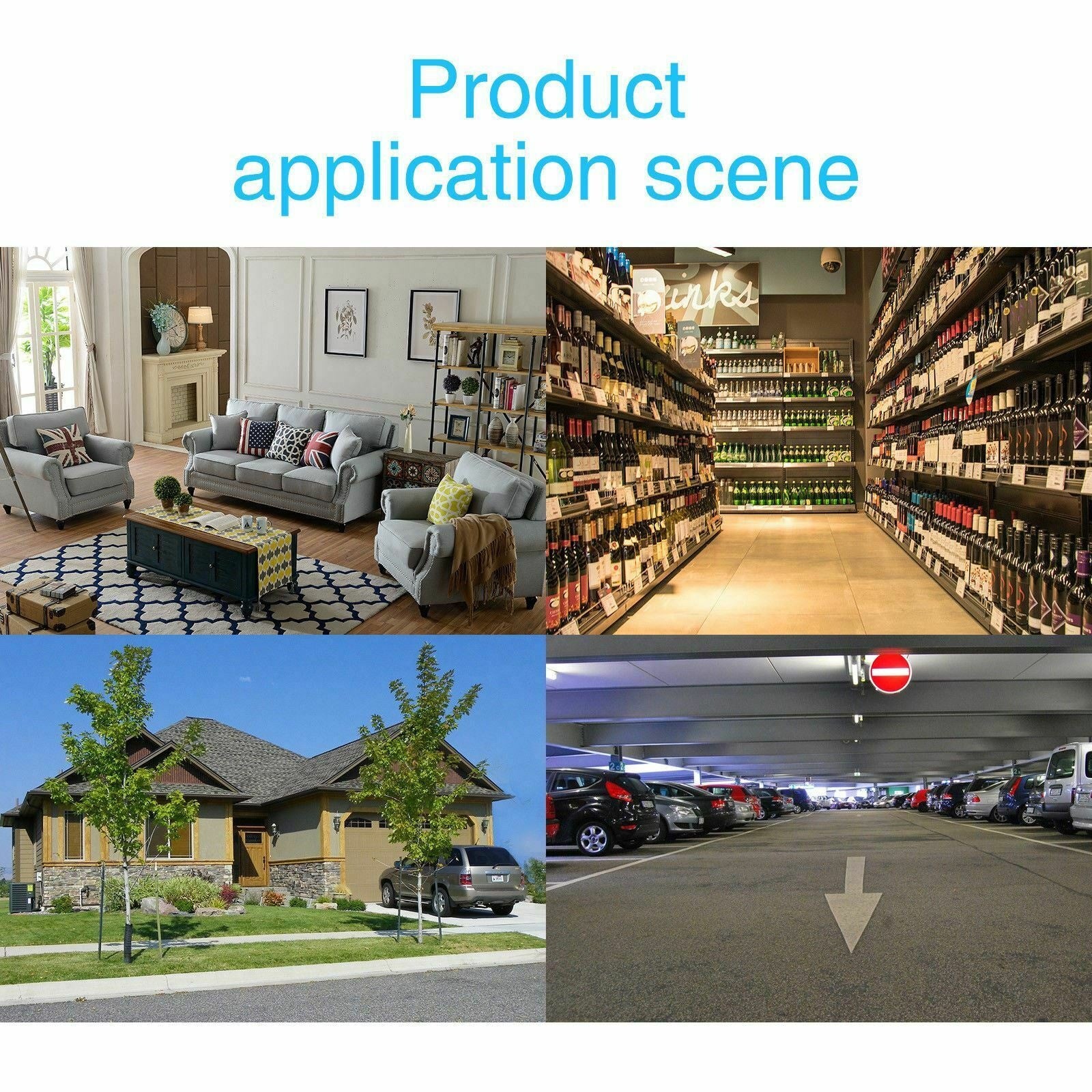 2MP 1080P Full HD Day/Night PoE Camera 4CH 12 inch LCD NVR Kit H.265 Weatherproof