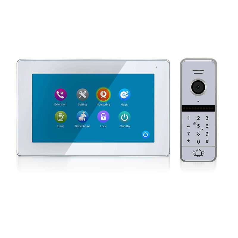 RFID Access Full HD 7 Inch Touch Screen Video Intercom