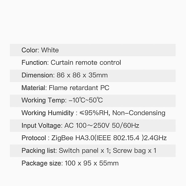 Smart Curtain Switch