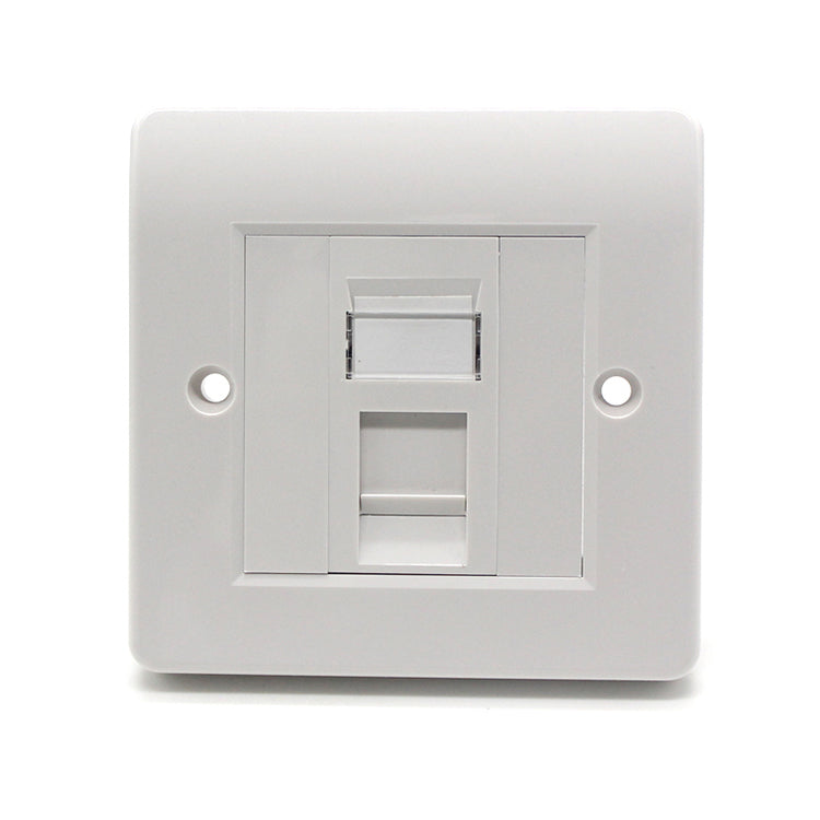 UK Type Keystone Jack Wall Faceplate