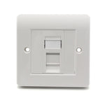 UK Type Keystone Jack Wall Faceplate