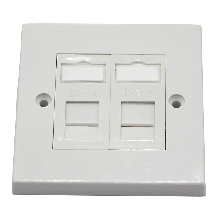 UK Type Keystone Jack Wall Faceplate