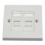 UK Type Keystone Jack Wall Faceplate