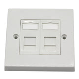 UK Type Keystone Jack Wall Faceplate