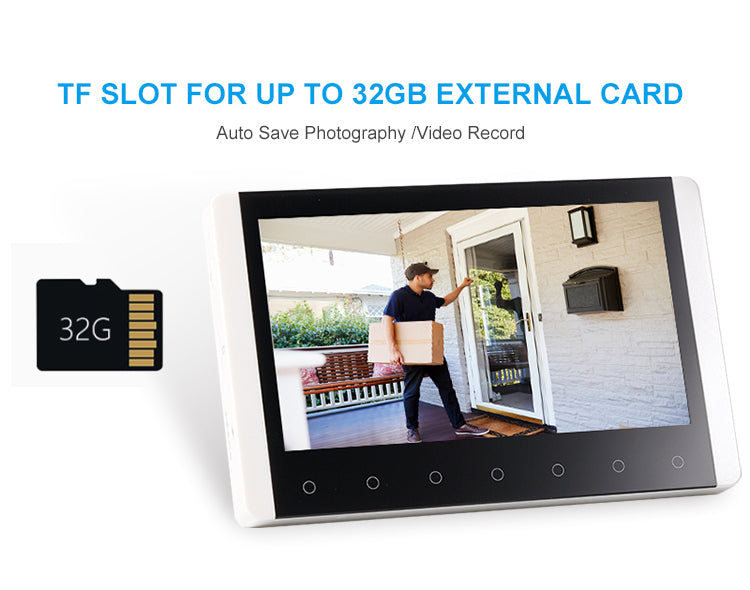 RFID Wireless Video Intercom with 7 inch Screen