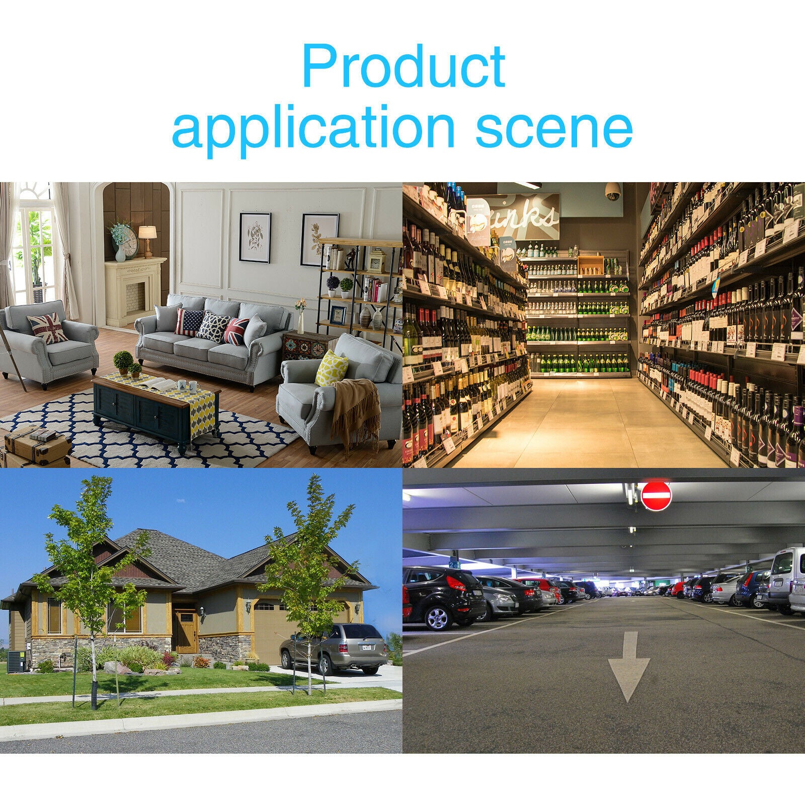 2MP 1080P Full HD Day/Night Wireless Camera 4CH 12 Inch LCD NVR Kit H.265 Weatherproof