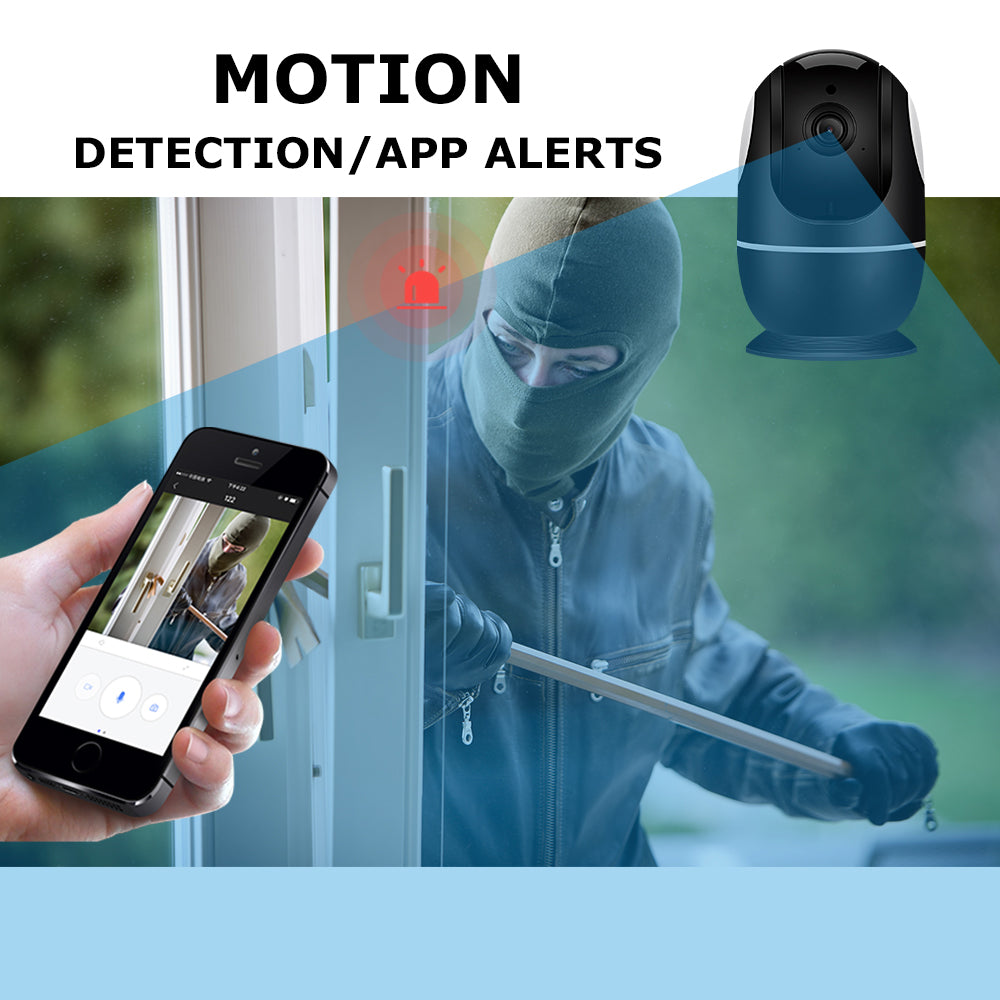 PTZ 1080P 2MP Full HD Wireless 360 Degree Day/Night Indoor Camera