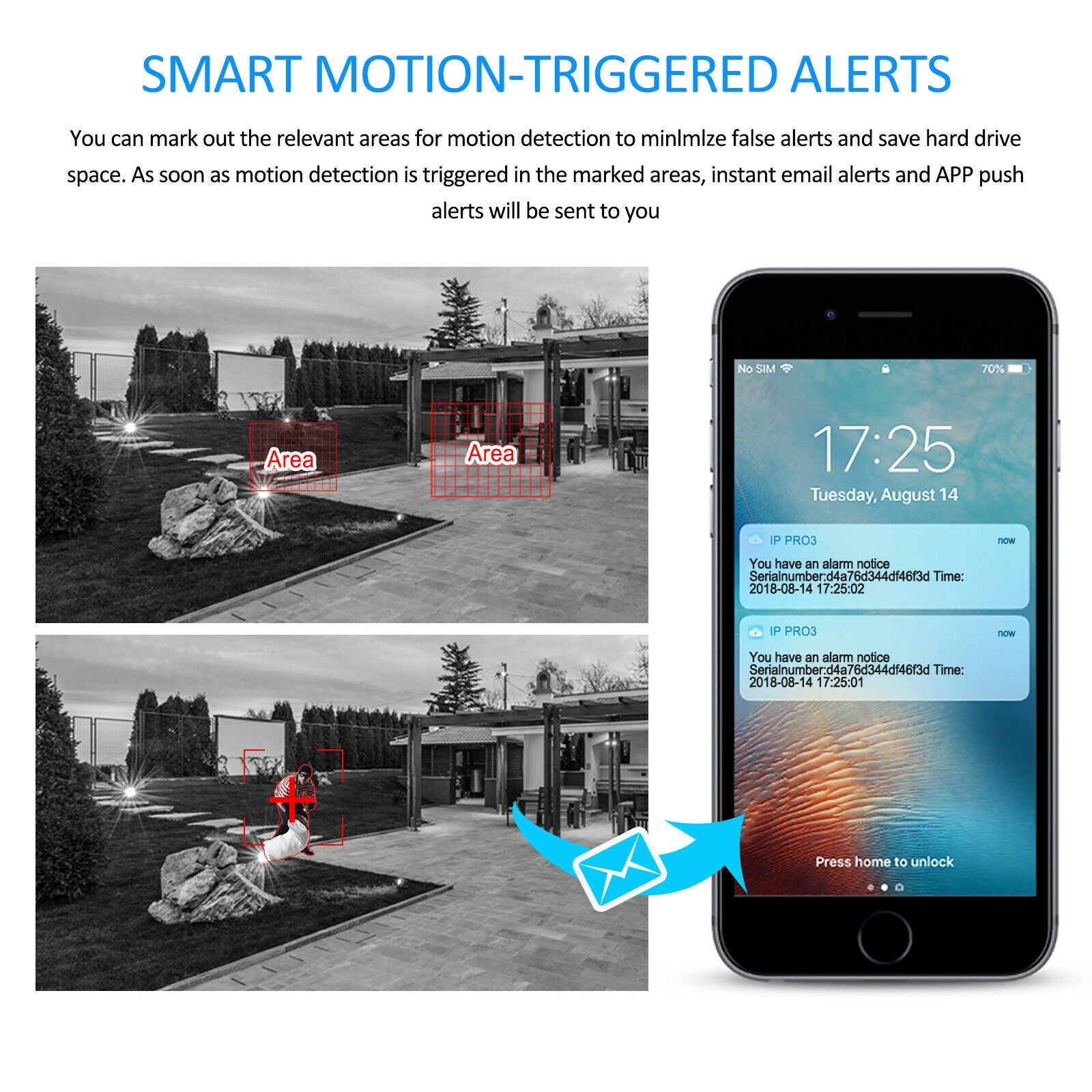 2MP 1080P Full HD Day/Night PoE Camera 4CH 12 inch LCD NVR Kit H.265 Weatherproof