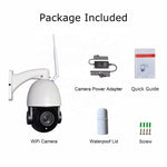 PTZ 1080P 2MP 4X Full HD Wireless Dome Camera Outdoor