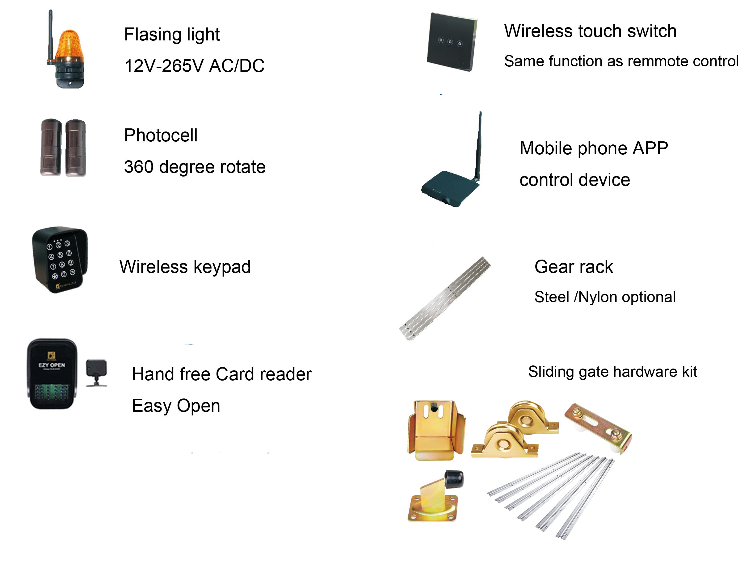 Automatic Sliding Gate Opener 500KG