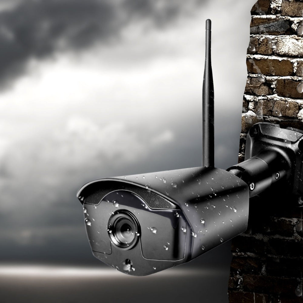 2MP 1080P Full HD Day/Night Wireless IP Camera 4CH NVR Kit H.265 Weatherproof