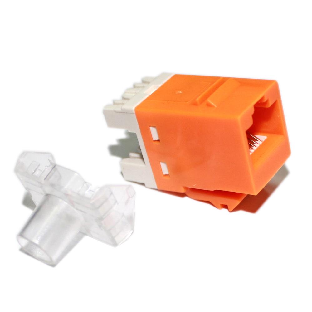 Toolless RJ45 Cat6 Modular Keystone Jack