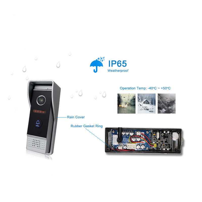 Wifi Video Intercom with 7 inch Screen