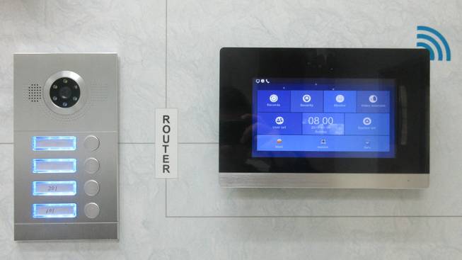 Wifi Video Intercom with 7 inch Screen