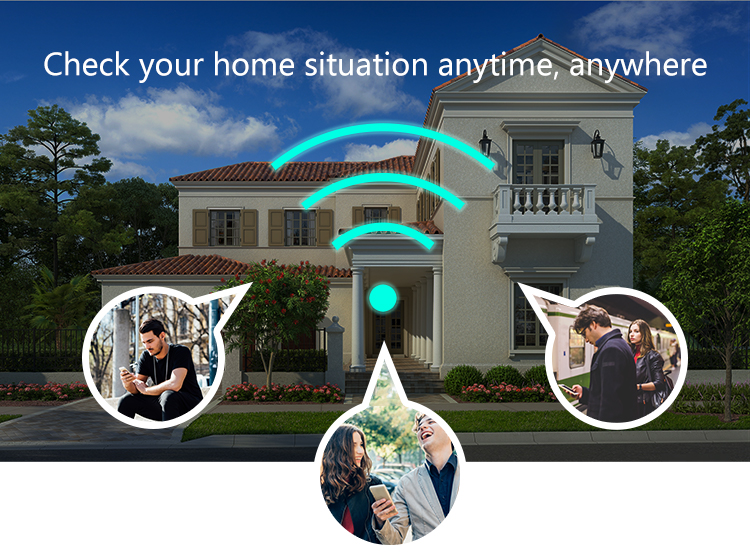 Wireless Video Doorbell with Motion Sensor and Chime