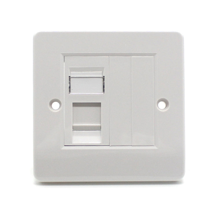 UK Type Keystone Jack Wall Faceplate