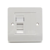 UK Type Keystone Jack Wall Faceplate