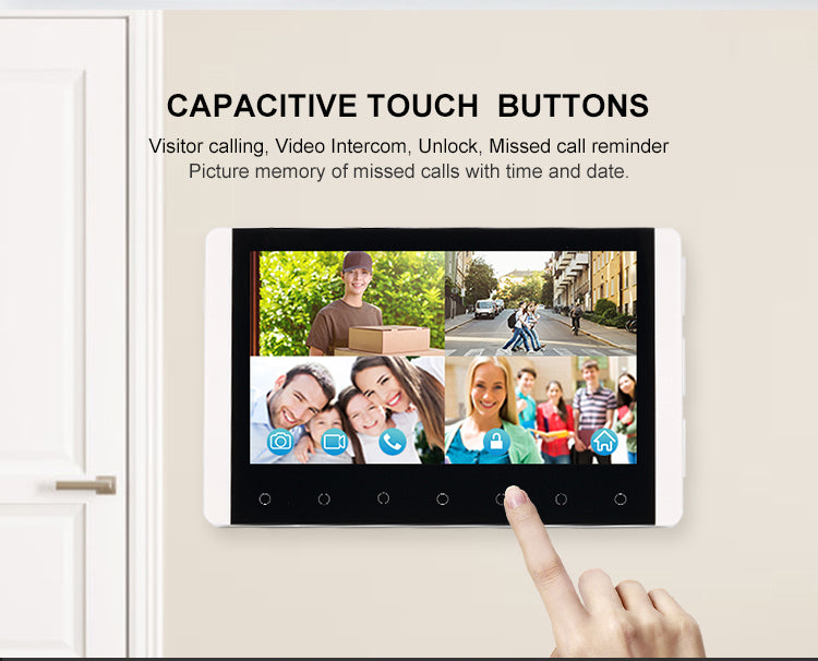RFID Wireless Video Intercom with 7 inch Screen