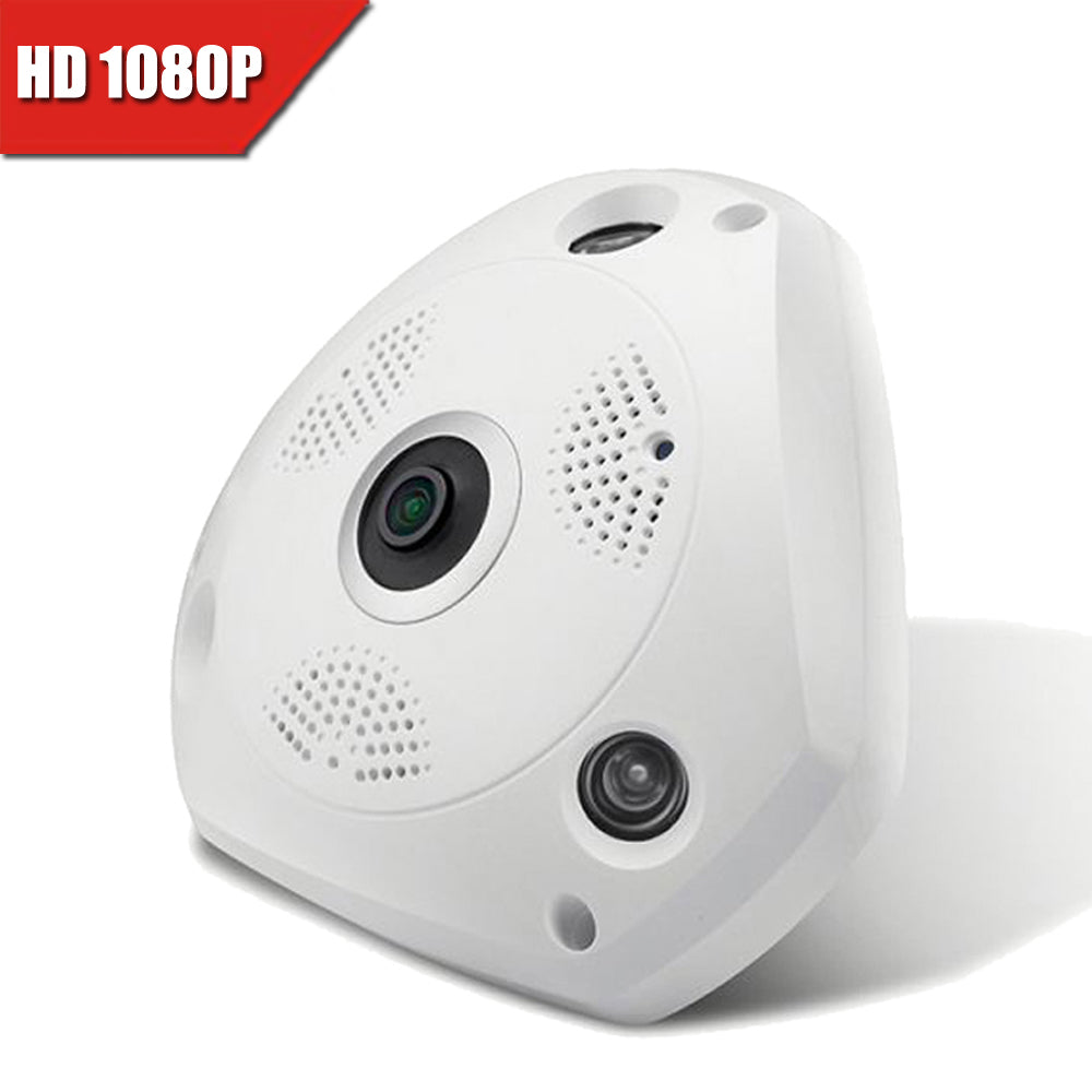 PTZ Fisheye Full HD Panoramic Wireless 360 Degree Day/Night Indoor Camera