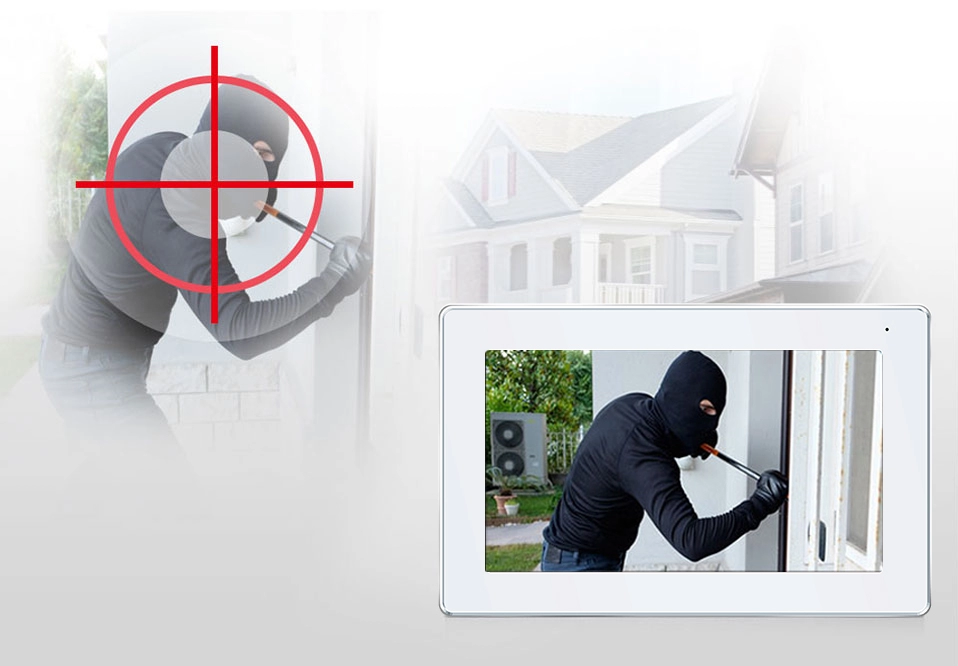 RFID Access Full HD 7 Inch Touch Screen Video Intercom