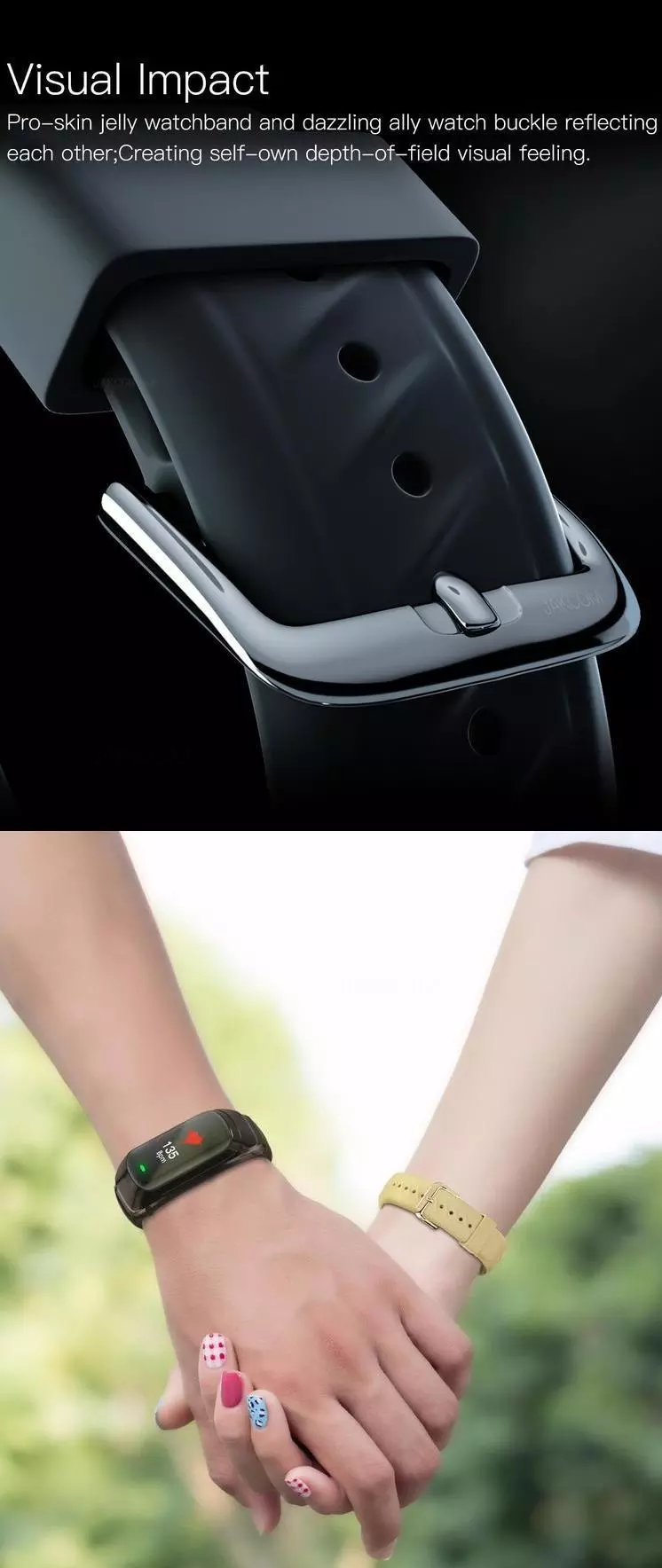 Smart Wristwatch with Bluetooth and NFC