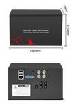 2MP 1080P Full HD Day/Night AHD Camera 4CH DVR Kit H.265 Weatherproof