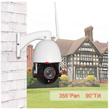PTZ 1080P 2MP 4X Full HD Wireless Dome Camera Outdoor