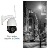 PTZ 1080P 2MP 4X Full HD Wireless Dome Camera Outdoor