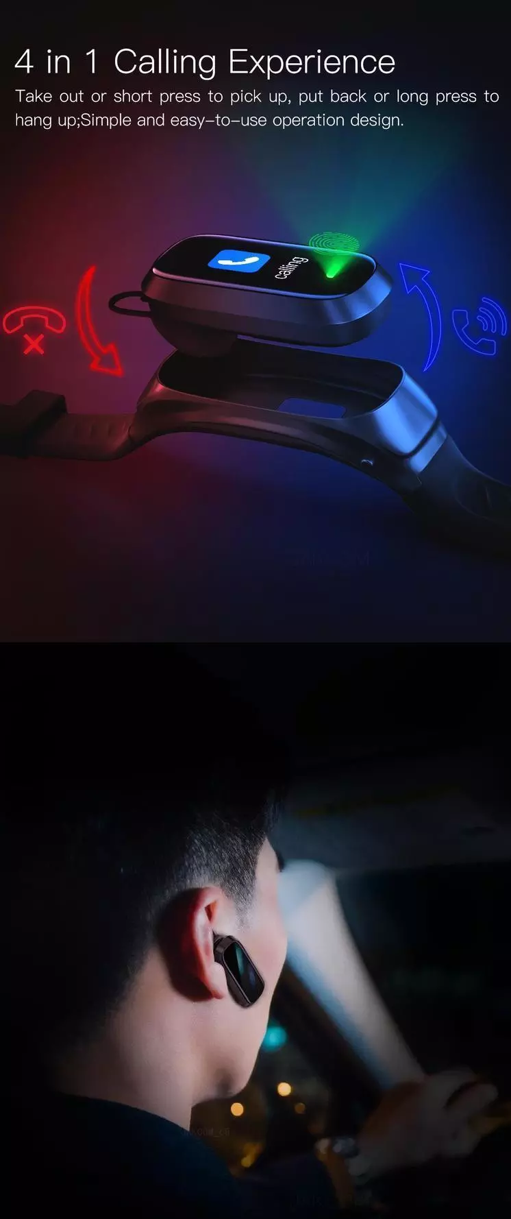 Smart Wristwatch with Bluetooth and NFC