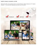 2MP 1080P Full HD Day/Night AHD Camera 4CH DVR Kit H.265 Weatherproof