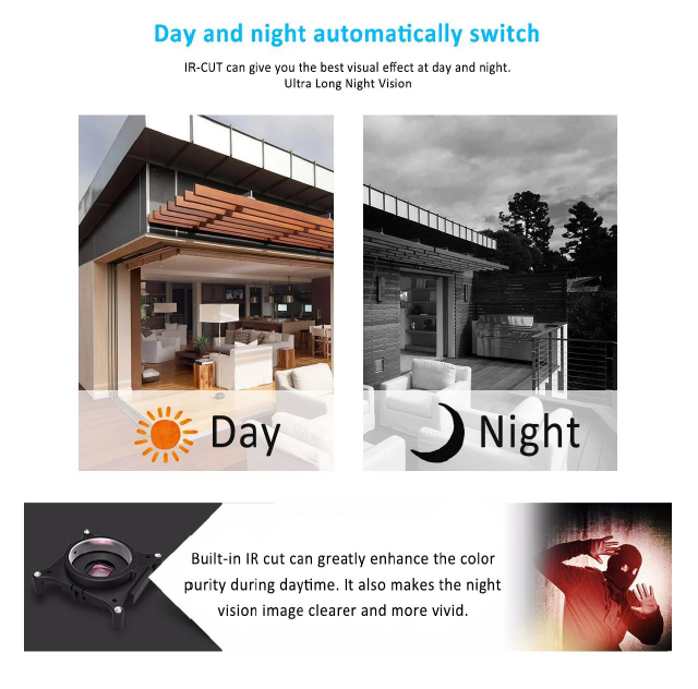 2MP 1080P Full HD Day/Night Wireless Camera 4CH 12 inch LCD NVR Kit H.265 Weatherproof