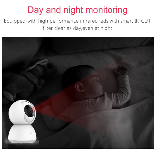 PTZ 1080P 2MP Full HD Wireless 360 Degree Day/Night Indoor Camera