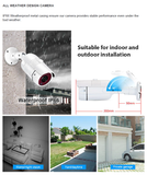 2MP 1080P Full HD Day/Night AHD Camera 8CH DVR Kit H.265 Weatherproof