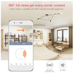 PTZ 1080P 2MP Full HD Wireless 360 Degree Day/Night Indoor Camera