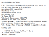 PTZ 1080P 2MP Full HD Wireless 360 Degree Day/Night Indoor Camera